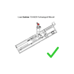 Doughty - Followspot Mount - Above T54420 showing installation below bar