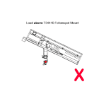 Doughty - Followspot Mount - Below T54410 diagrame showing inccorect use
