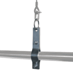 Doughty - Hanging Clamps showing tube suspended from wire