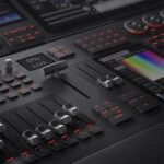 Avolites - Diamond Console D9-330 angled view of faders