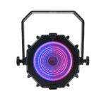 Martin - VDO Atomic Bold face of blinder fixture light on blue and red mix