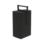 EM Acoustics - R12 Large format precision passive fullrange loudspeaker Black Front right with yoke