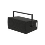 EM Acoustics - R12 Large format precision passive fullrange loudspeaker Black Front left horizontal wiht yoke