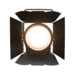 Elation Professional - KL FRESNEL 8 WW Frotn face barn doors attached on warm white