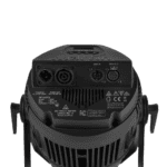 Martin - ELP PAR Rear of fixture close up power and DMX in and out