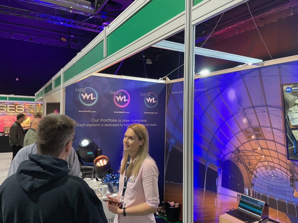 Plasa Focus Leeds 2022 White light stand