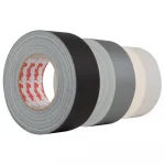Gaffer tap rolls black silver/grey white