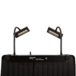 RATstands - Twin Head Trio4 LED Clip-on Light rear of lights attached to music stand