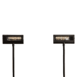 RATstands - Twin Head Trio4 LED Clip-on Light front face close up of heads