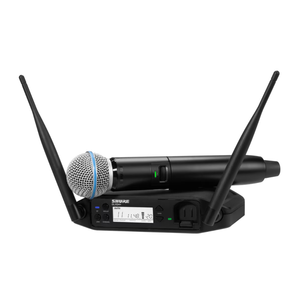 Shure_GLXD24-Plus-B58_Mic-and-Transmitter Shure_GLXD24-Plus-B58_Mic-and-Transmitter