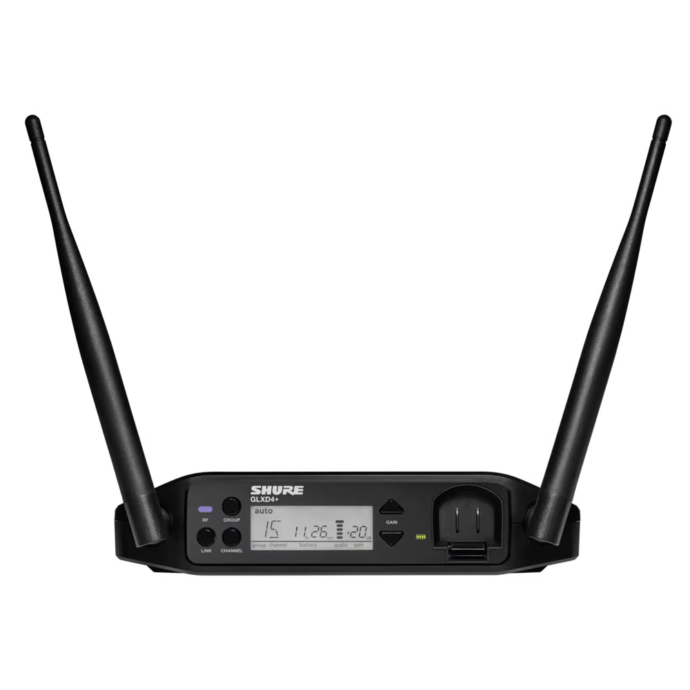 Shure_GLXD4-Plus_Face-Of-Table-Top-Reciver