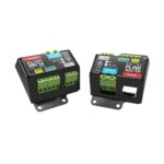 Enttec - PLink Injector two units side by side showing power and data in and out