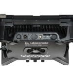 Litepanels - Gemini 1x1 Hard RGBWW LED Panel top closeup data in/out