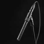 DPA - 2017 Shotgun Microphone in stand on black background