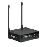 Sennheiser - EW-DP ME4 Set front right of reciver in and outputs