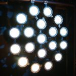 Elation - SŌL I BLINDER group of fixture in circle