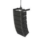 JBL - VTX A6 Sub-compact Dual 6.5-Inch Line Array Element rigged hanging from single chain