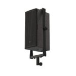 EM Acoustics - R6 Compact precision passive fullrange loudspeaker Black vertical yoke pole mount