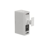 EM Acoustics - R6 Compact precision passive fullrange loudspeaker white rear left with wall plate