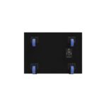 EM Acoustics - S-215 High power compact reflex subwoofer Black rear shwoing castors