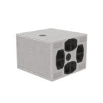 EM Acoustics - S-215 High power compact reflex subwoofer White Front left