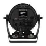 Elation - SIX+ PAR S Rear of fixture with power and data in/out and display