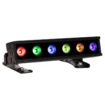 Elation - SIX+ BAR S front right of fixture on mutil colours