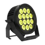 Elation - SIX+ PAR L front right of fixture on yellow