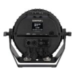 Elation - SIX+ PAR L Rear of fixture power and data in/out rear diplay