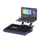 ETC - Gig Hog Front Left of lighting console with laptop