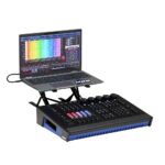 ETC - Gig Hog Front right of lighting console with laptop