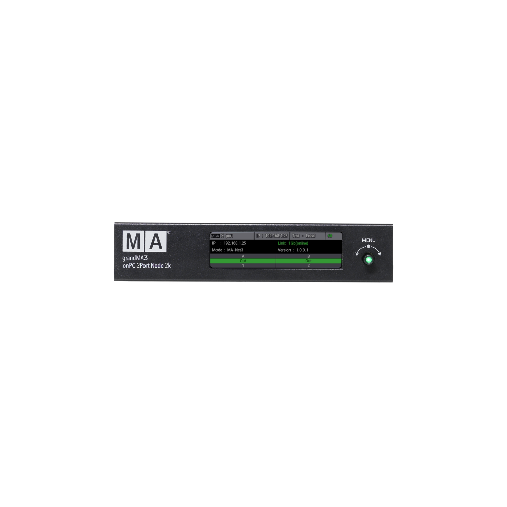 MA Lighting - grandMA3 onPC 2Port Node 2k PoE - SalesWL