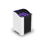 Chauvet DJ - Freedom Flex H9 IP X6 Front right of up lighter with white cover