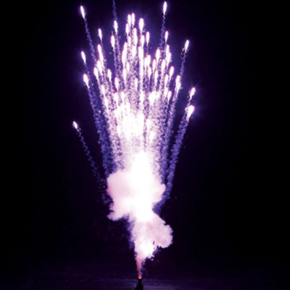 Le-Maitre-Pyroflash-20-ft-Mines-1 Le Maitre Pyroflash 20ft stage mines project bright blue large particles