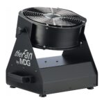Front left of theFAN MDG DMX controllable stage effects fan